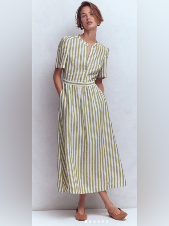 Boden Dresses & Skirts - Boden Ivy Placket Linen Midi Dress